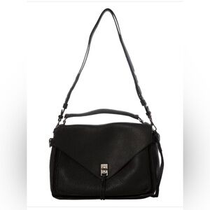 Rebecca Minkoff Black Leather Messenger Bag
